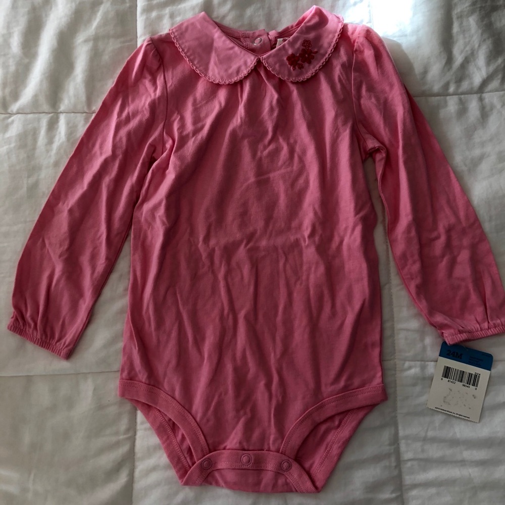 Girls pink onesie